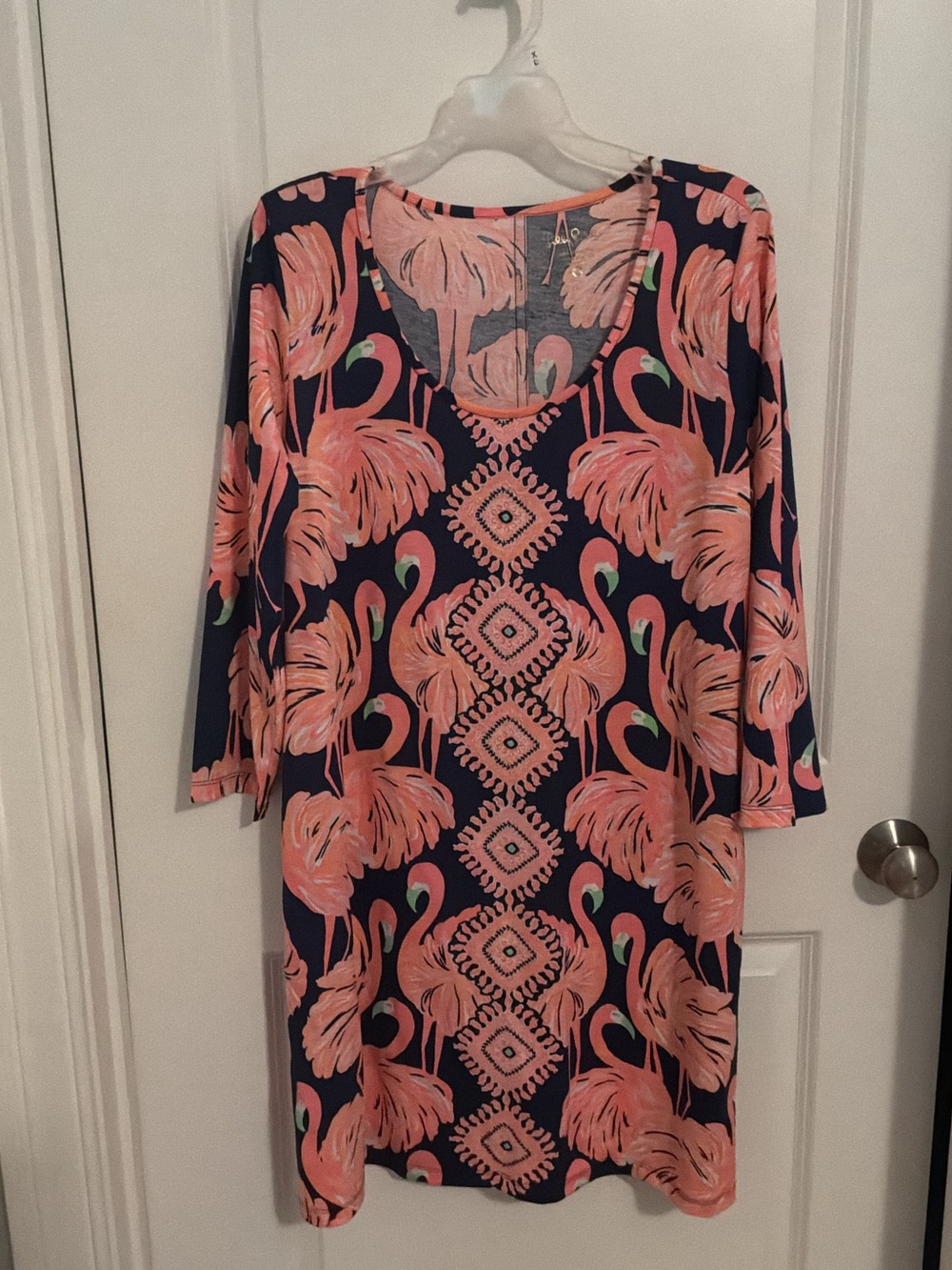 Lilly Pulitzer Flamingo Print Dress